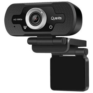 Câmera Webcam Quanta QTWCM10 Full HD 1080 - Preto