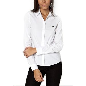 Camisa Lacoste Slim Fit CF7422 21 001 - Feminino