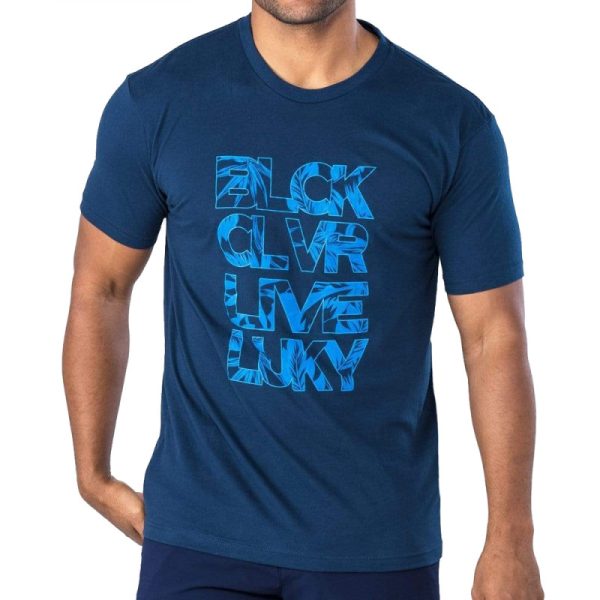 Camiseta Black Clover Live Lucky Lucky Floral - Masculina