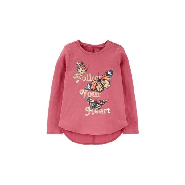 Camiseta manga Longa Oshkosh 3J589212 - Feminina