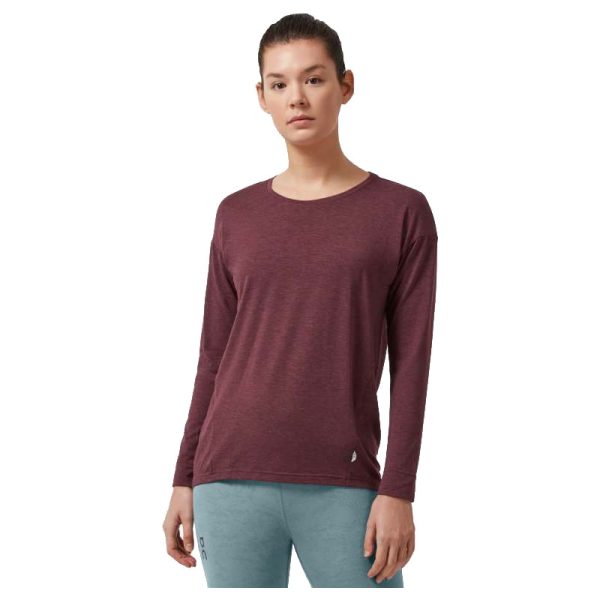 Camiseta On Running Comfort Long-T 223.00162 Mulberry - Feminina