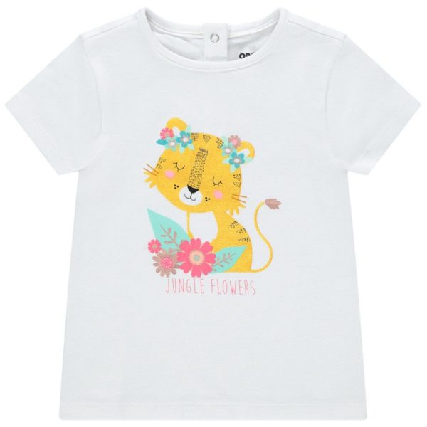 Camiseta para bebê Orchestra HI012P-BLA - Feminina