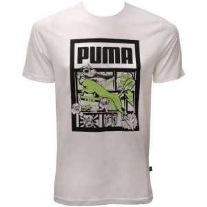 Camiseta Puma Graphic Tee Box Logo Play 532666B 02 - Masculina