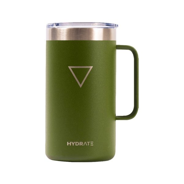 Caneca de Cerveja Hydrate Verde Militar 710mL