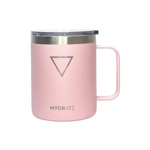 Caneca Hydrate Café Rosa Pastel 355mL