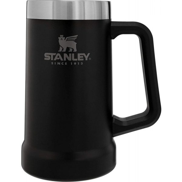 Caneca Térmica de Cerveja Stanley Adventure Beer Stein 10-02874-070 (709mL) Preto