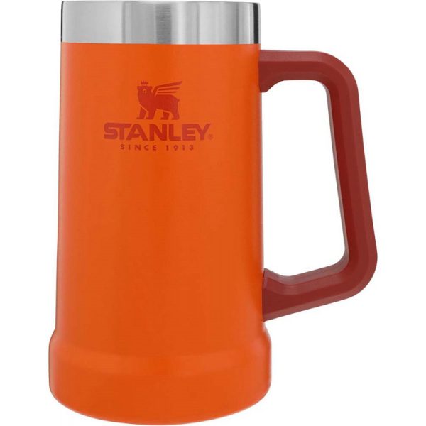 Caneca Térmica de Cerveja Stanley Adventure Beer Stein 10-02874-073 (709mL) Laranja