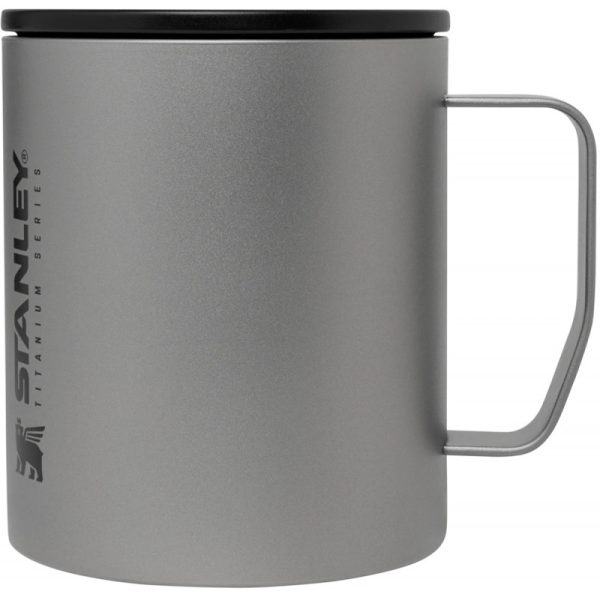 Caneca Térmica Stanley Titanium Camp Mug 10-09570-001 (350mL) Cinza