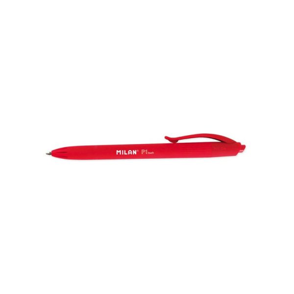 Caneta esferográfica Milan P1 touch - Vermelho