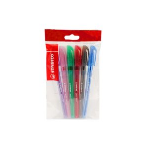 Caneta Stabilo Galaxy Fina 818 F6 - (6 Cores)