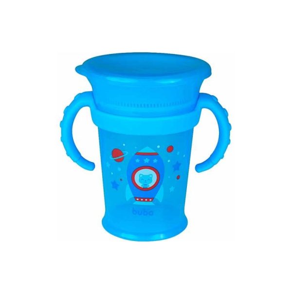 Capo 360 anti-vazamento com alça Buba 13215 (Azul)