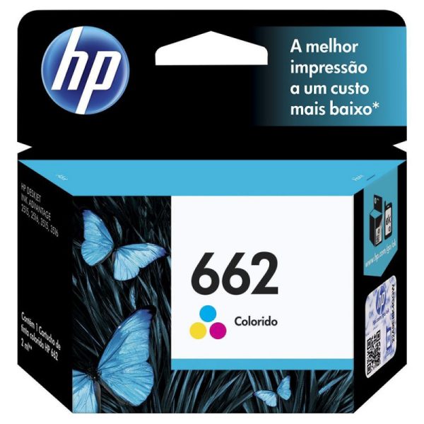 Cartucho de Tinta HP CZ104AL Ink Advantage 662 2ml Color