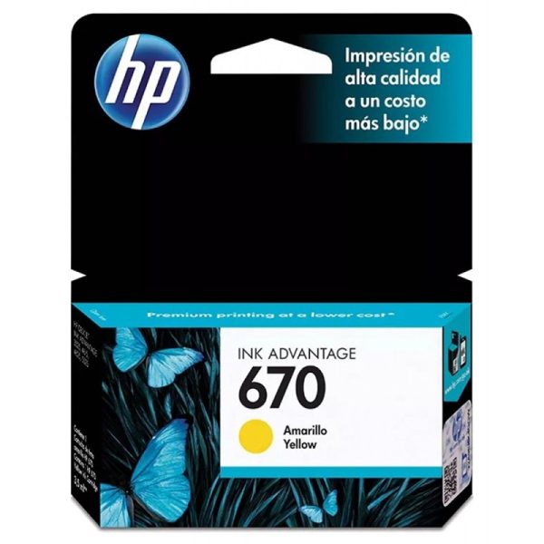 Cartucho De Tinta HP CZ116AL 670 3