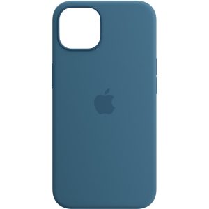 Case Apple de Silicone para iPhone 13 MM273ZM/A - Blue Jay/MagSafe