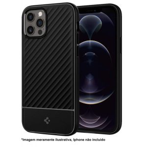 Case Spigen para iPhone 13 Pro Max Core Armor Preto