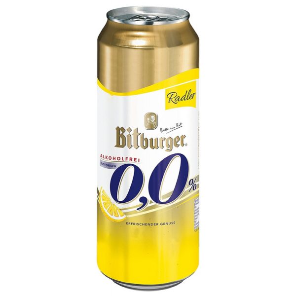 Cerveja Bitburger Radler Alkoholfrei 500mL