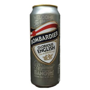 Cerveja Bombardier Lata Vol 500 ml.
