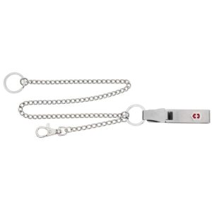 Chaveiro Victorinox 4.1860 Com Corrente Prata