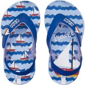 Chinelo Infantil KLIN Acqua Print 442 - Azul BB/Royal