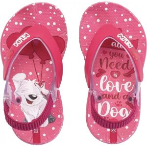 Chinelo Infantil KLIN Acqua Print 442 - Pink