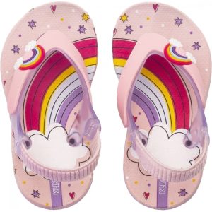 Chinelo Infantil KLIN Acqua Print 442 - Rosa BB