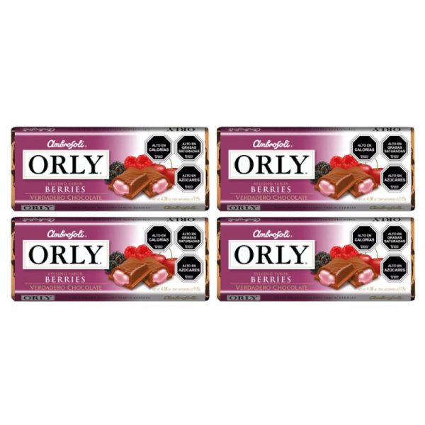 Chocolate Ambrosoli Orly Berries 4x3 115g