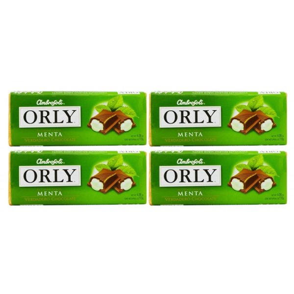 Chocolate Ambrosoli Orly Menta 4x3 115g