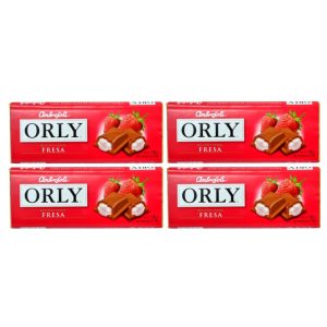 Chocolate Ambrosoli Orly Morango 4x3 115g