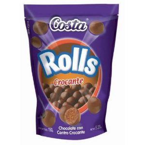 Chocolate Costa Rolls Crocante 150g