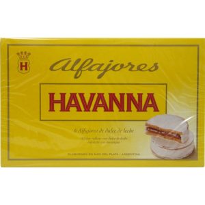 Chocolate Havanna Alfajor Doce de Leite 6 Uni. 282Gr.