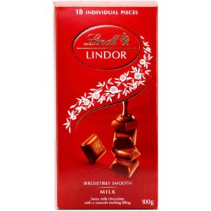 Chocolate Lindt Lindor 18 Individual Pieces 100g
