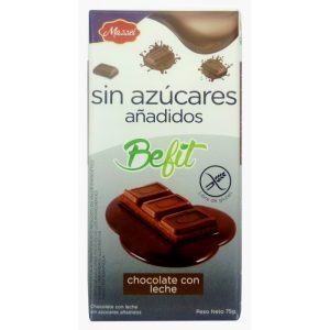 Chocolate Mazzei Befit Sem Açúcar Chocolate com Leite 75g