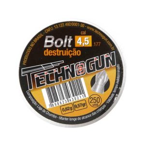 Chumbo Technogun Bolt Distruição 4.5mm (250 Unidades)