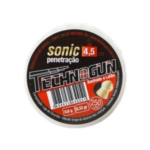 Chumbo Technogun Sonic Gold Penetração 4.5mm (250 Unidades)