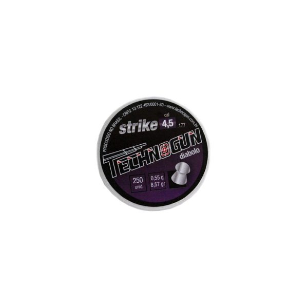 Chumbo Technogun Strike Diabolo 4.5mm (250 Unidades)