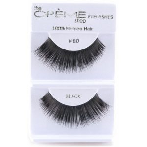 Cílios Postiços The Créme Eyelashes Shop Nº 80 Black