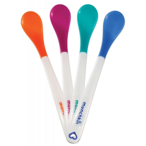 Colher Termo Sensível Munchkin White Hot - 4 Unidades