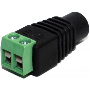 Conector P4 fêmea HDL para câmera CCTV