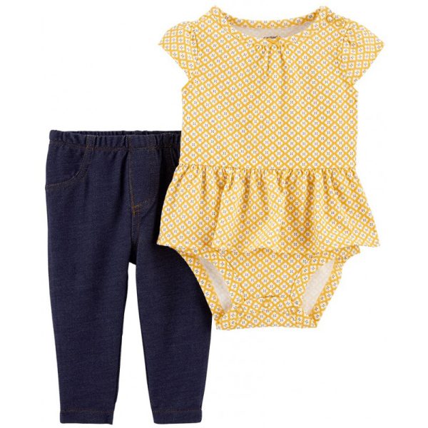 Conjunto para Bebê Carter's 1I504310 - Feminino (2 peças)