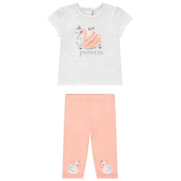 Conjunto para bebê Orchestra HI014P-ECR - Feminino (2 Peças)
