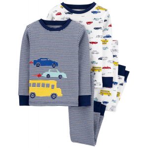 Conjunto Pijama Infantil Carter's 2J212810 - Masculino (4 Peças)
