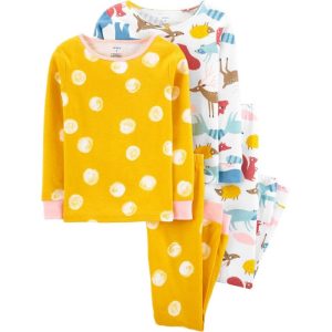 Conjunto Pijama Infantil Carter's 3J117210 - Feminino (4 Peças)