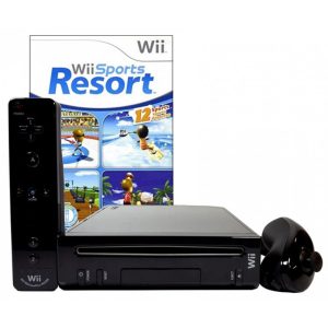 Console Nintendo Wii Preto 110V (com 1 jogo) CLASE A