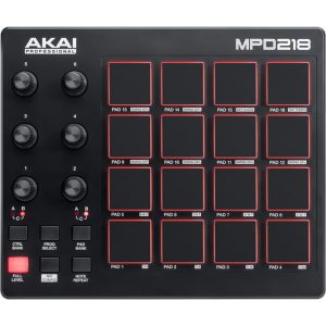 Controlador Akai Professional MPD218 16 Pads - Preto