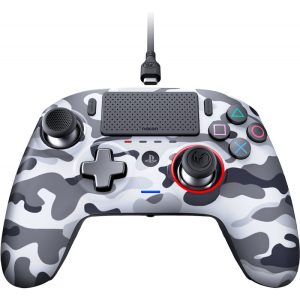 Controle com Fio Nacon Revolution Pro Controller 3 PS4/PC - Cinza Camuflado