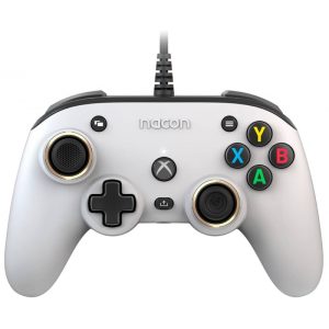Controle Nacon Pro Compact NC7271 com Fio para Xbox One - Branco