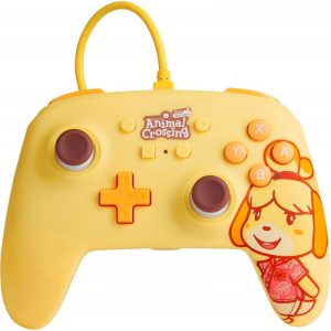 Controle Nintendo Switch PowerA Enhanced Wired - Isabelle 1521521-01 (Com fio)