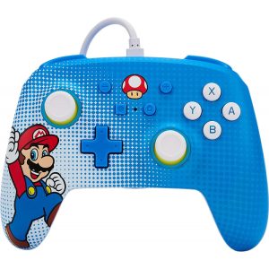 Controle Nintendo Switch PowerA Enhanced Wired - Mario Pop Art 1522660-01 (Com fio)