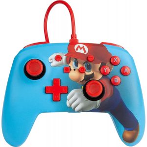 Controle Nintendo Switch PowerA Enhanced Wired - Mario Punch 1518605-01 (Com fio)