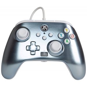 Controle PowerA Enhanced Xbox e PC - Metallic Ice (Com Fio)